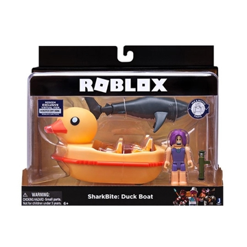 სათამაშო საკოლექციო ფიგურა Jazwares Roblox - Feature Vehicle SharkBite Duck Boat W2