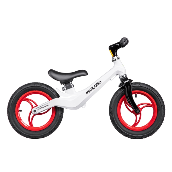 Miqilong MQL-PHCA12 Balance Bike 2-5, 12" White