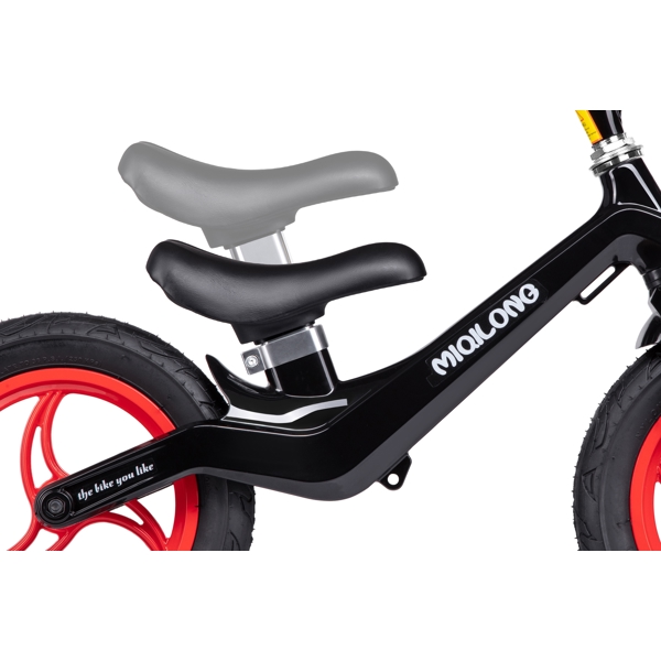 Miqilong MQL-PHCA12 Balance Bike 2-5, 12" Black