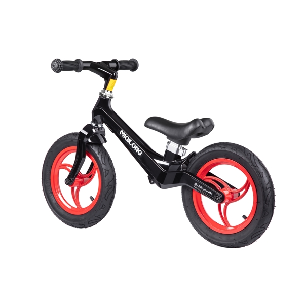 Miqilong MQL-PHCA12 Balance Bike 2-5, 12" Black