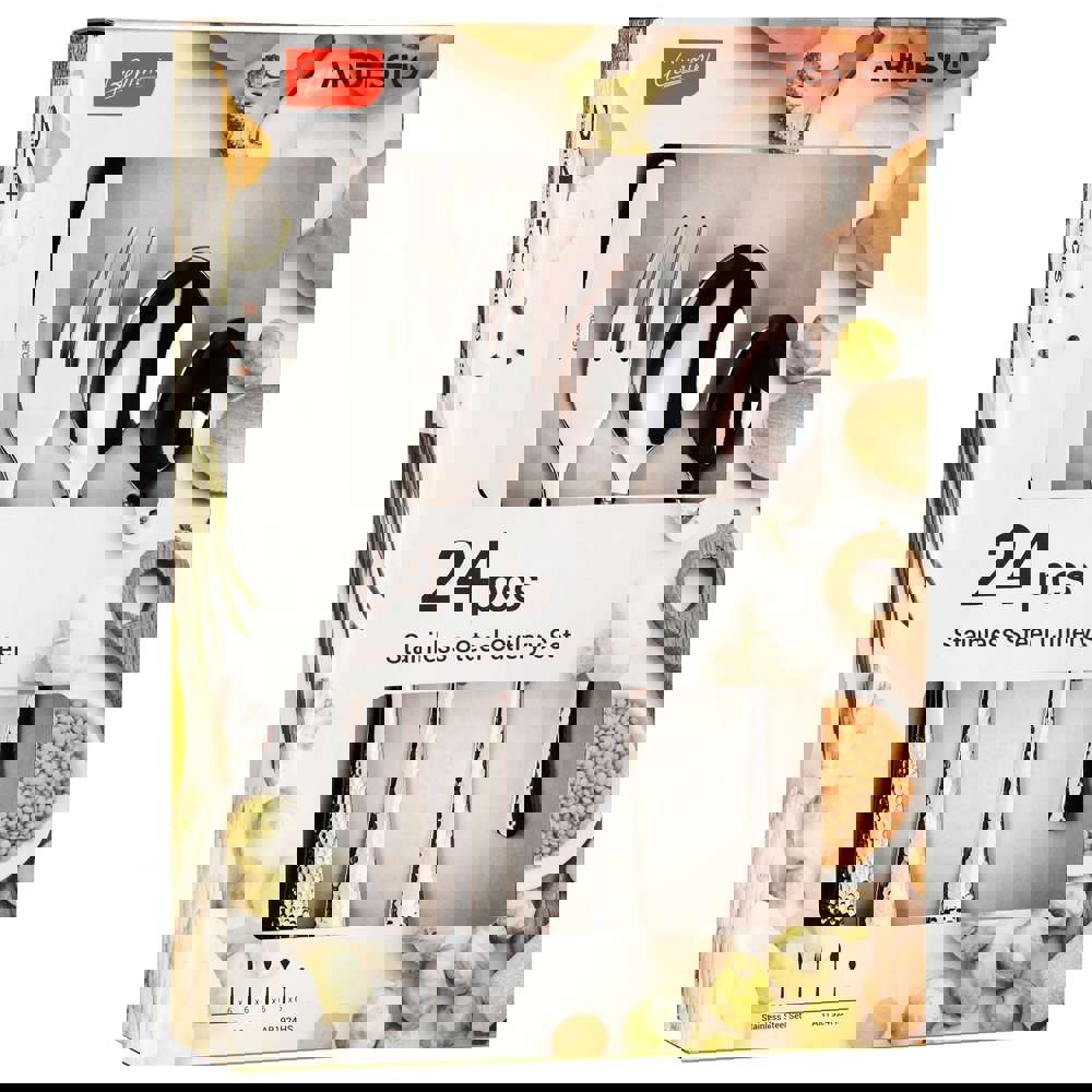 დანა ჩანგლის ნაკრები Ardesto AR1924HS Cutlery set Gemini Summit 24pcs