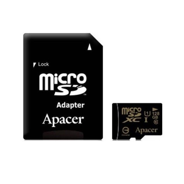 მეხსიერების ბარათი Apacer AP128GMCSX10U1-R microSDXC UHS-I Class10 128GB