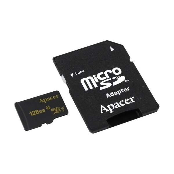 მეხსიერების ბარათი Apacer AP128GMCSX10U1-R microSDXC UHS-I Class10 128GB