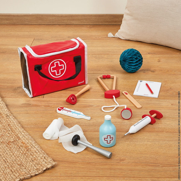 საექიმო ნაკრები Janod J06513 Game set Janod Doctor's suitcase 