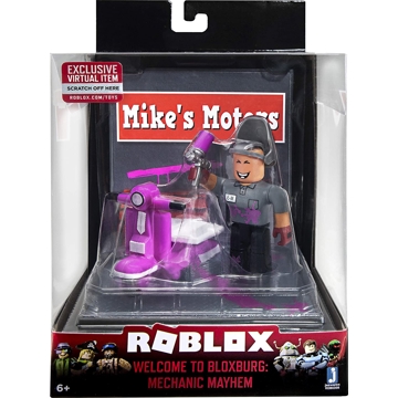 Jazwares Roblox ROB0308 - Desktop Series Welcome to Bloxburg Mechanic Mayhem W7