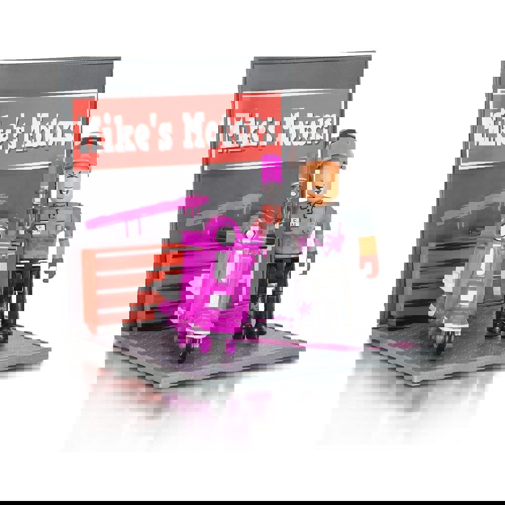 Jazwares Roblox ROB0308 - Desktop Series Welcome to Bloxburg Mechanic Mayhem W7