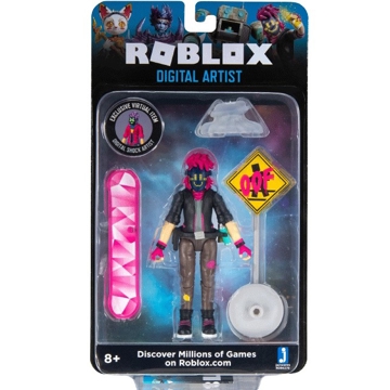 Jazwares Roblox ROB0270 - 1 Figure Pack Imagination Figure Pack Digital Artist W7