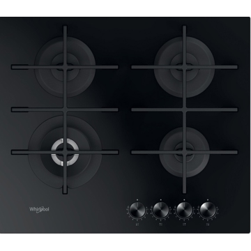 ჩასაშენებელი ქურის ზედაპირი Whirlpool GOWL 628/NB EE Built-in, Hob Black