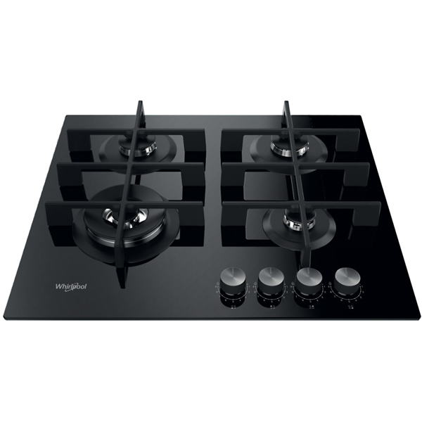 ჩასაშენებელი ქურის ზედაპირი Whirlpool GOWL 628/NB EE Built-in, Hob Black