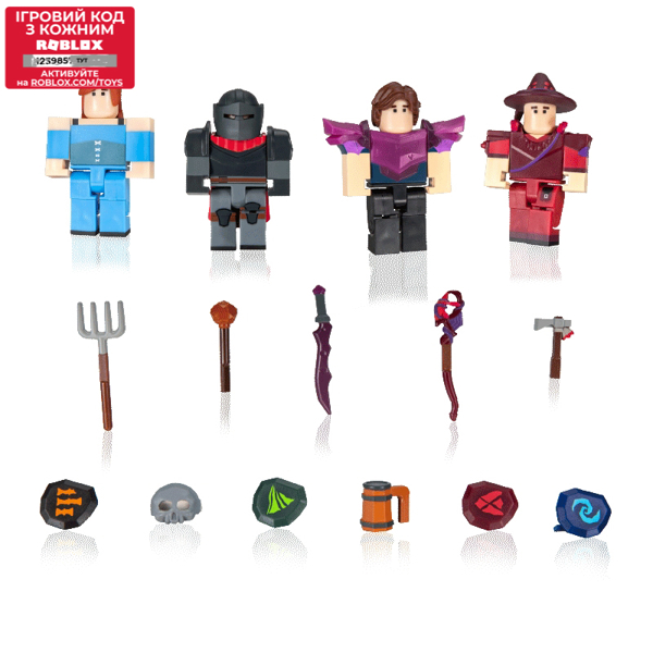 სათამაშო საკოლექციო ფიგურები Jazwares Roblox ROG0165 - Four Figure Pack Vesteria Dark Forest W5