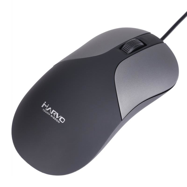 მაუსი Marvo DMS002GY 1200 DPI USB Wired Mouse Grey