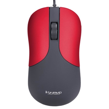 მაუსი Marvo DMS002RD 1200 DPI USB Wired Mouse Red