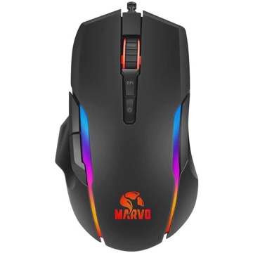 მაუსი Marvo G945 RGB Wired Gaming Mouse Black