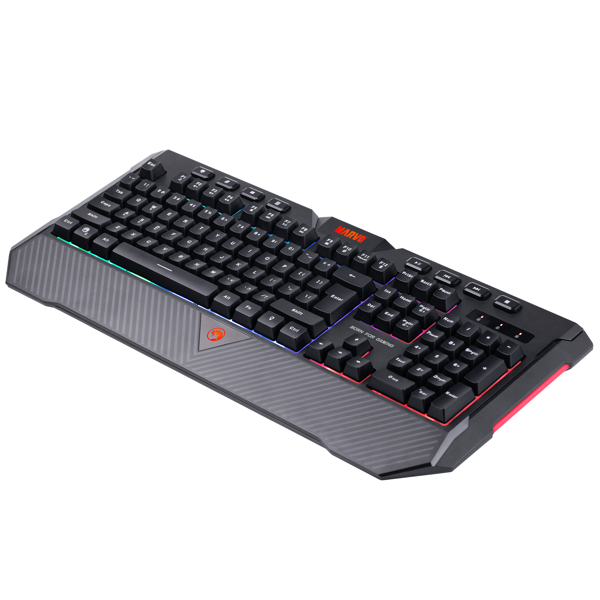 კლავიატურა Marvo K656 Wired Gaming Keyboard Membrane Black