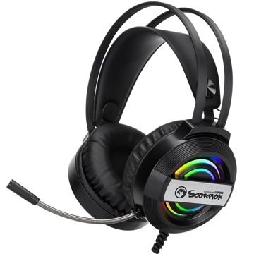 ყურსასმენი Mavro HG8902 RGB Wired Gaming Headset, USB Black