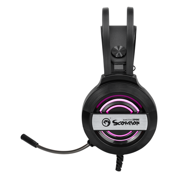 ყურსასმენი Mavro HG8902 RGB Wired Gaming Headset, USB Black