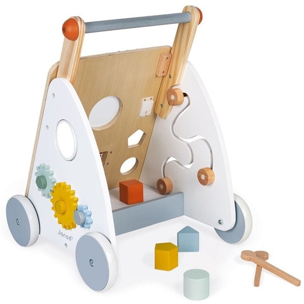 Janod J04410 Sweet Cocoon Multi activity baby walker