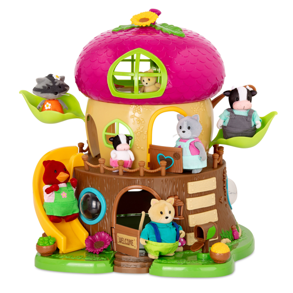 სათამაშოების ნაკრები Li'l Woodzeez 64701Z Bobblehead Acorn House