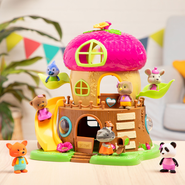 სათამაშოების ნაკრები Li'l Woodzeez 64701Z Bobblehead Acorn House