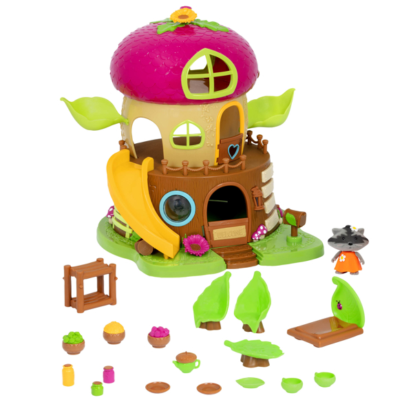 სათამაშოების ნაკრები Li'l Woodzeez 64701Z Bobblehead Acorn House