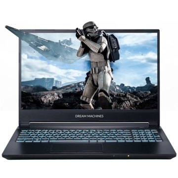 ნოუთბუქი Dream Machines G1650-15 15.6'' FHD IPS 60Hz Intel i7-10870H 16GB, 512GB SSD Free DOS Black