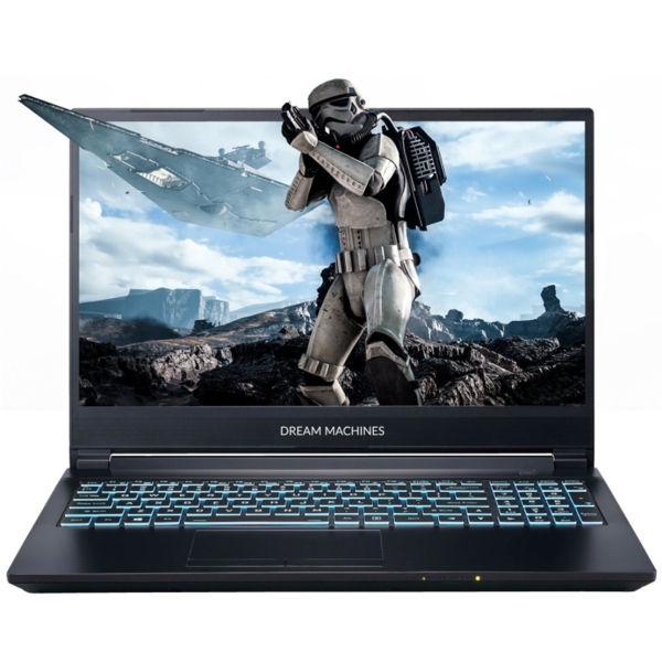 ნოუთბუქი Dream Machines G1650-15 15.6'' FHD IPS 60Hz Intel i7-10870H 16GB, 512GB SSD Free DOS Black