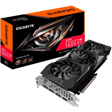 ვიდეო დაფა Gigabyte Videocard Radeon RX 5600 XT 6GB DDR6 192bit DPx3-HDMI GAMING OC