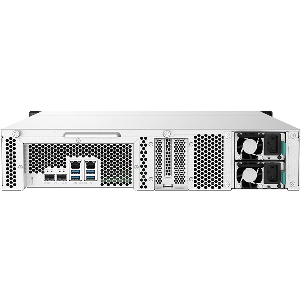 Storage system Qnap TS-832PXU-4G, 8-Bay Rack 2U NAS, 1.7GHz, 2GB DDR4 UDIMM RAM, SATA 6Gb/s, White