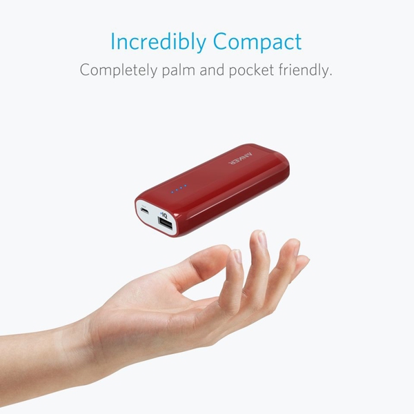 პორტატული დამტენი Anker A1211095 Astro E1 6700mAh External Battery Red