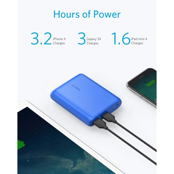 პორტატული დამტენი Anker A1215031 PowerCore 13 000 mAh B2C - UN Blue