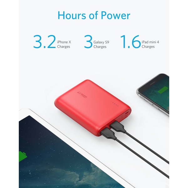 პორტატული დამტენი Anker A1215091 Powercore 13000 B2C - UN Red