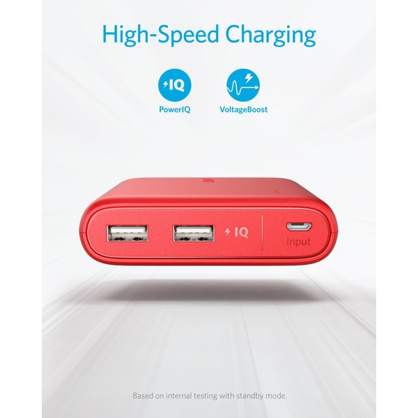 პორტატული დამტენი Anker A1215091 Powercore 13000 B2C - UN Red