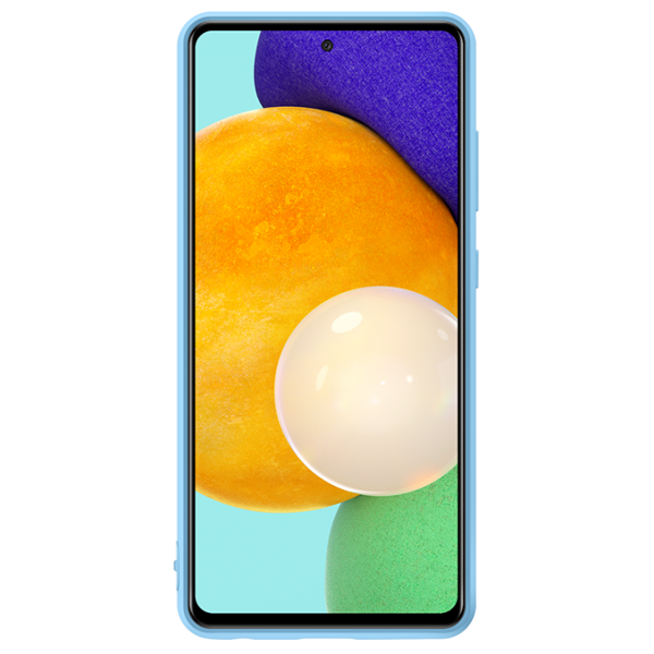 მობილურის ქეისი SAMSUNG Galaxy A52 Silicone Cover Blue (EF-PA525TLEGRU)