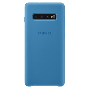 მობილურის ქეისი SAMSUNG Silicone Cover S10 Plus Blue (EF-PG975TLEGRU)