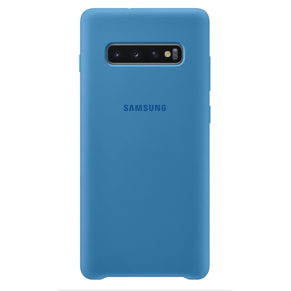 მობილურის ქეისი SAMSUNG Silicone Cover S10 Plus Blue (EF-PG975TLEGRU)