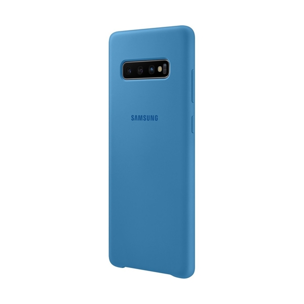 მობილურის ქეისი SAMSUNG Silicone Cover S10 Plus Blue (EF-PG975TLEGRU)