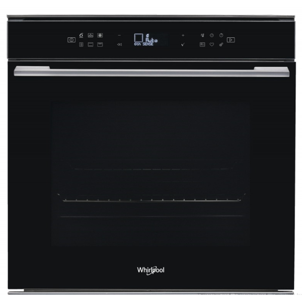 ჩასაშენებელი ელექტრო ღუმელი Whirlpool W7 OM4 4S1 P BL Oven Built-in 73L, A+ Black