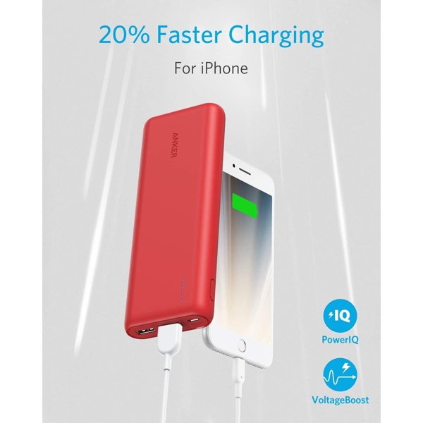 პორტატული დამტენი Anker A1271092 PowerCore 20 100 mAh B2C - UN Red