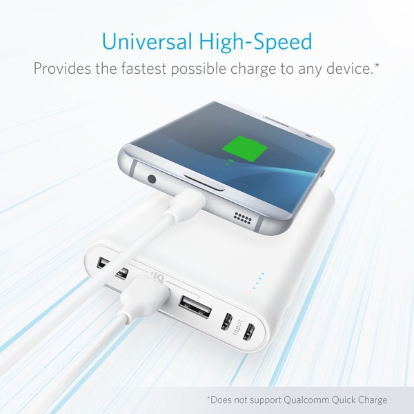 პორტატული დამტენი Anker A1277021 PowerCore 26 800 mAh UN White