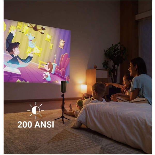 პროექტორი Anker D2410G11 Nebula Apollo Smart Portable Wi-fi Wireless Pico Projector and Speaker Black