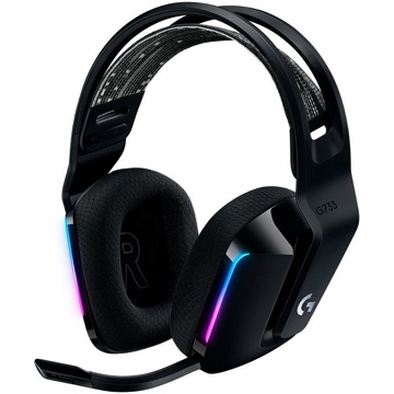 ყურსასმენი Logitech L981-000864 G733  Wireless RGB Gaming Headset 2.4GHZ Black