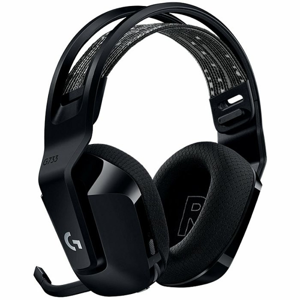 ყურსასმენი Logitech L981-000864 G733  Wireless RGB Gaming Headset 2.4GHZ Black