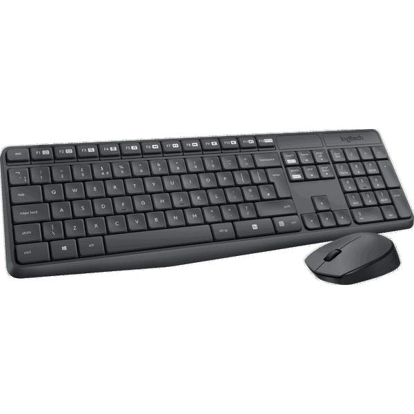 კლავიატურა+მაუსი Logitech L920-007931 Wireless Combo MK235 Black