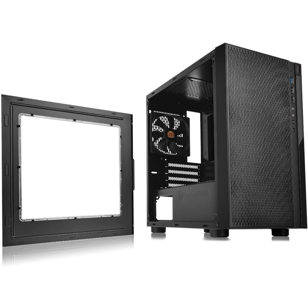 ქეისი Thermaltake CA-1J4-00S1WN-00 Versa H18 Mini Tower PC Case Black