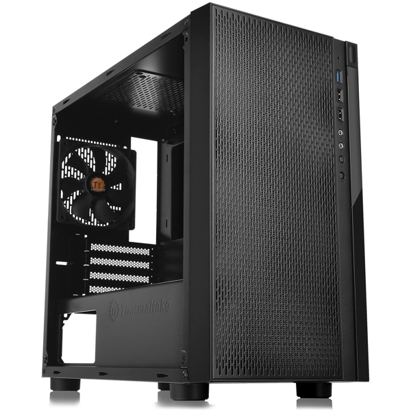 ქეისი Thermaltake CA-1J4-00S1WN-00 Versa H18 Mini Tower PC Case Black