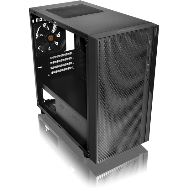 ქეისი Thermaltake CA-1J4-00S1WN-00 Versa H18 Mini Tower PC Case Black