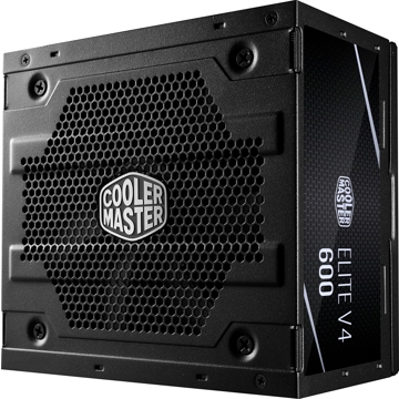 კვების ბლოკი Cooler Master MPE-6001-ACABN-EU PSU Elite V4 600W,12cm, 24+8pin(4+4), 3xMolex, 5xSATA, 2xPCIe 8pin(6+2), Retail