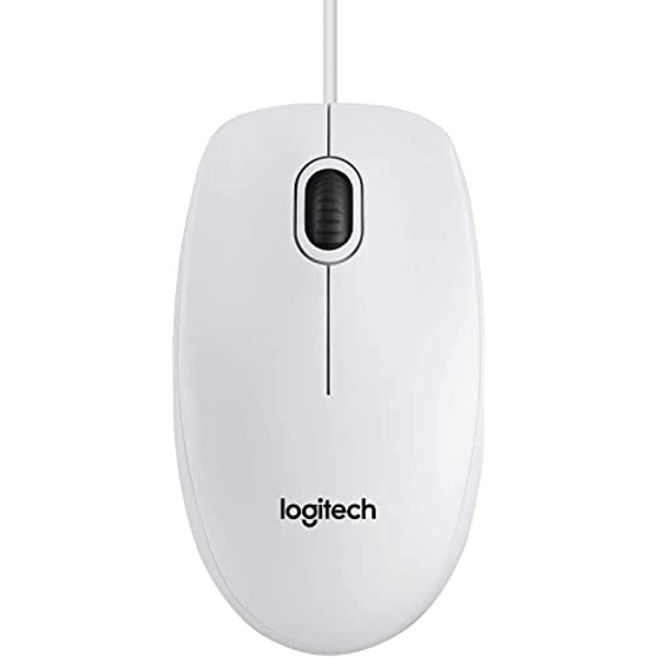 Logitech L910-003360 Corded  Mouse B100 Business EMEA  White