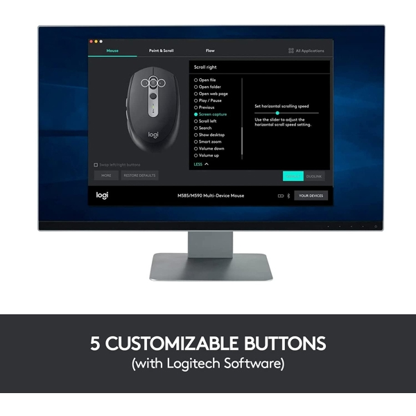 Logitech L910-005198 Wireless Mouse M590 Multi-Device Silent Mid Grey 