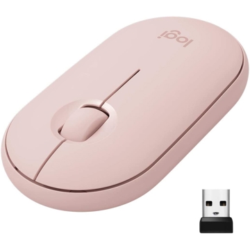 მაუსი Logitech L910-005717 Pebble M350 Wireless Mouse Rose